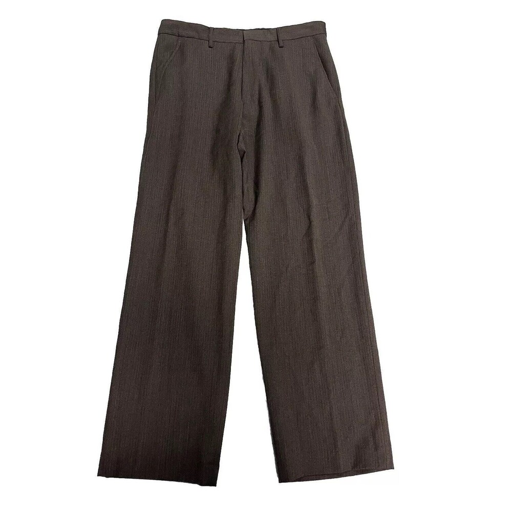 Banana Republic Dress Pants Men's 32/30 Chocolate Brown All Wool